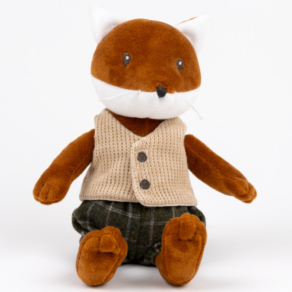 Peluche habillée Max le Renard (22 cm)