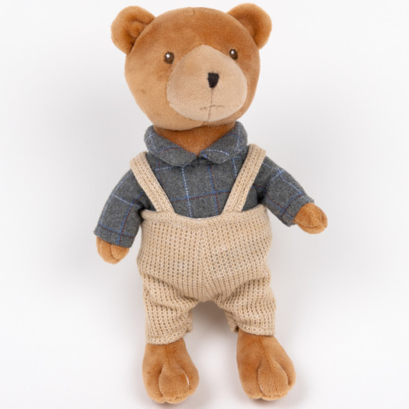 Peluche habillée Oscar l'Ours  (22 cm)