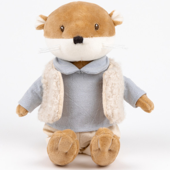 Peluche habillée Zélie la Loutre (22 cm)