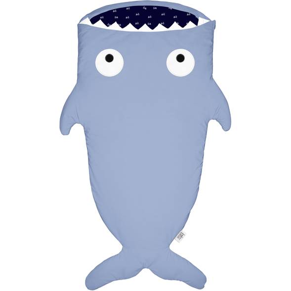 Sac de couchage enfant Hiver (2/6 ans) Requin "Bleu / Bicyclettes"