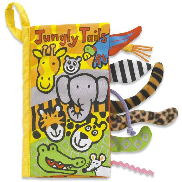 Livre d'éveil en tissu Coucou la jungle Jellycat - Dröm Design