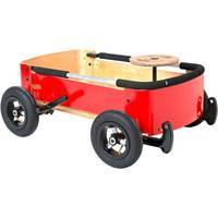 Chariot Wagon en bois 3 en 1 "Rouge" (1-10 ans)