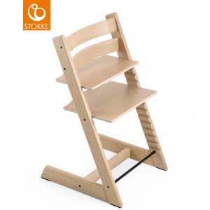 Chaise haute évolutive tripp trapp en bois de chêne "Naturel" Stokke 
