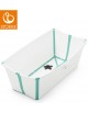 Baignoire bébé pliable Flexi Bath "Blanc/Aqua" (0-4 ans)