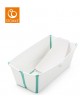 Baignoire bébé pliable Flexi Bath "Blanc/Aqua" (0-4 ans)