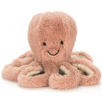 Peluche Pieuvre Odell Octopus  (14 cm)