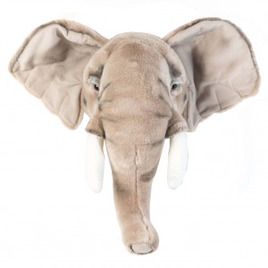 Trophée tête deco animal Georges l'Elephant   wild & soft
