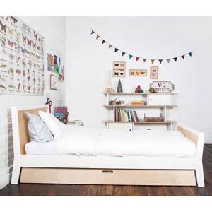 Lit enfant junior 90x200 en bois Sparrow "Bouleau" Oeuf NYC