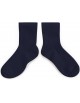 Chaussettes courtes enfant en coton Mini "Bleu Nuit étoilée"