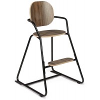 Chaise haute évolutive Tibu en bois "Black Edition"