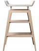 Table à langer Linea en hêtre naturel avec matelas