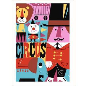 Cartes postales circus - omm design 