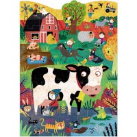 Puzzle "Moo" (3/6 ans)