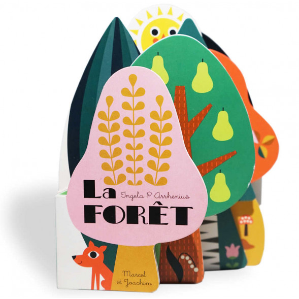 Livre bébé imagier d'ével "La Forêt" d'Ingela P. Arrhenius Marcel et Joachim