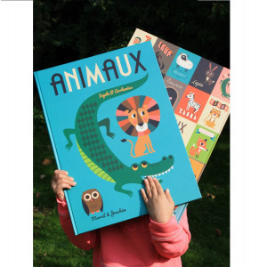 Livre enfant imagier géant "Animaux "(12 mois et +) d'Ingela P. Arrhenuis Marcel & Joachim