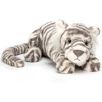 Peluche Sacha le Tigre Blanc (29 cm)