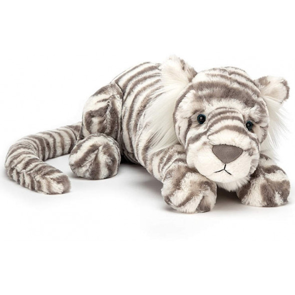 Peluche Sacha le Tigre Blanc (29 cm)