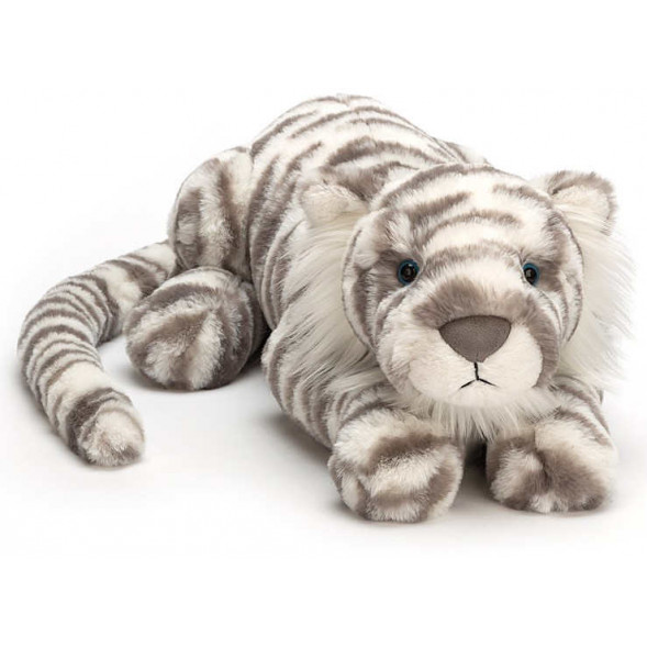 Peluche Sacha le Tigre Blanc (74 cm)