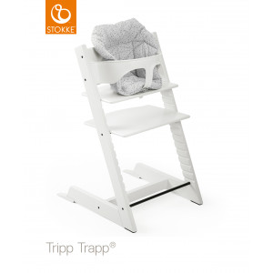 Chaise haute  enfant évolutif tripp trapp en bois Blanc Stokke