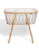 Berceau en bois KUMI "Noisette" (Matelas Mousse)