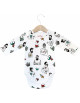 Body manches longues en coton biologique "Hipster"