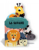 Livre bébé imagier en carton "La Savane" (0-2 ans)