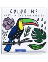 Livre de bain magique à colorier Colour Me Forêt Tropicale - Wee Gallery