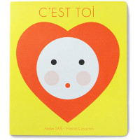 Livre bébé d'éveil en carton "C'est toi" (6 mois et +) d'Atelier Saje