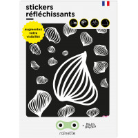 Stickers réflechissants pour vélo et accessoires "Méduse"