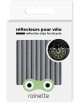 Réflecteurs pour roues de vélo (8 cm) "Argent"
