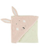 Cape de bain bébé en éponge de coton bio "Mrs Lapin" (0-3 ans) 