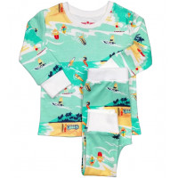 Pyjama enfant 2 pièces en jersey de coton bio "Surfer"
