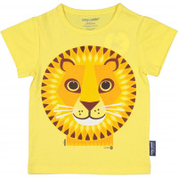 T-shirt manches courtes en coton bio "Mibo Lion"