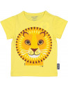 T-shirt manches courtes en coton bio "Mibo Lion"