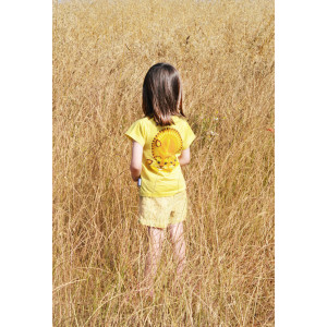 T-shirt enfant manches courtes en coton bio "Lion" Coq en Pate