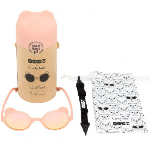 Lunettes solaires bébé 1-2 ans Ours'on "Rose Pêche" Ki et LA