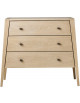 Commode Linea en bois de chêne massif