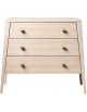 Commode Linea en bois de hêtre naturel