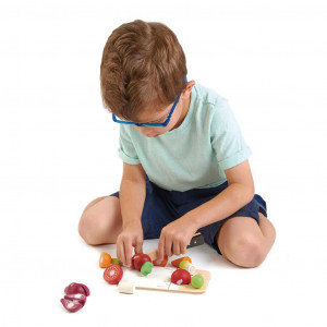Jouet en bois Planche à découper "Mini Chef" Tender Leaf Toys