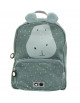 Cartable / Sac à dos enfant (31 cm) en coton hydrofuge "Mr Hippo"