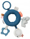 Hochet d'activité bébé rond "Deer Friends Bleu" Done by Deer
