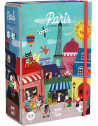 Puzzle enfant "Night & Day in Paris" (3-8 ans) Londji