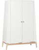 Armoire en bois Luna Large "Blanc"
