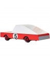 Voiture en bois jouet vintage "Red Racer 5" (10 cm) Candylab Toys