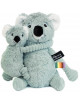 Peluche Ptipotos Koala Maman + Bébé "Menthe" (29 cm)