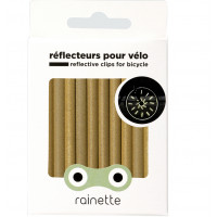 Réflecteurs pour roues de vélo (8 cm) "Or"