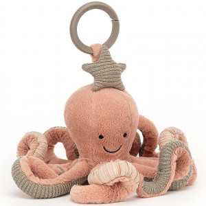 Jouet d'activités à suspendre pour poussette "Odell  Octopus" Jellycat