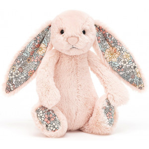 Peluche Bashful Lapin Bunny "Rose Blush Blossom" (18 cm) Jelllycat