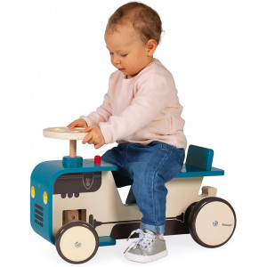 Porteur bébé en bois "Tracteur" (1-3 ans) Janod