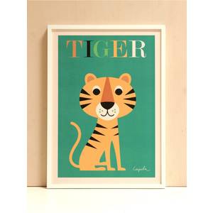 Affiche tigre - omm design -